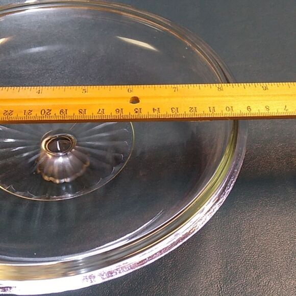 Pyrex 624-C Clear Glass Domed Lid - Picture 4 of 6